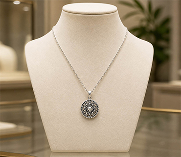 Silver Pearl Necklace